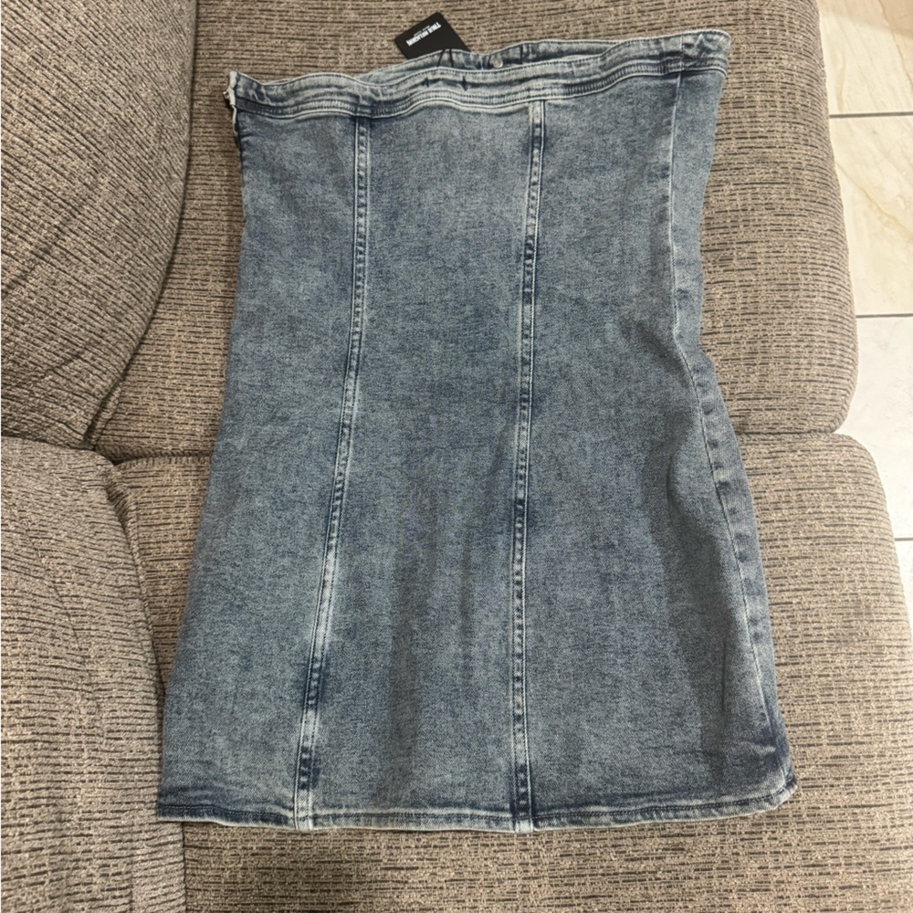 Denim Corset Dress - Picture 2 of 4